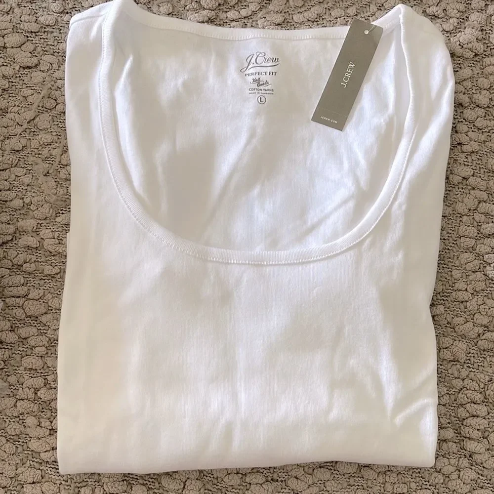 NWT- J Crew Scoopneck long-sleeve T-shirt‎ Size Medium and Large